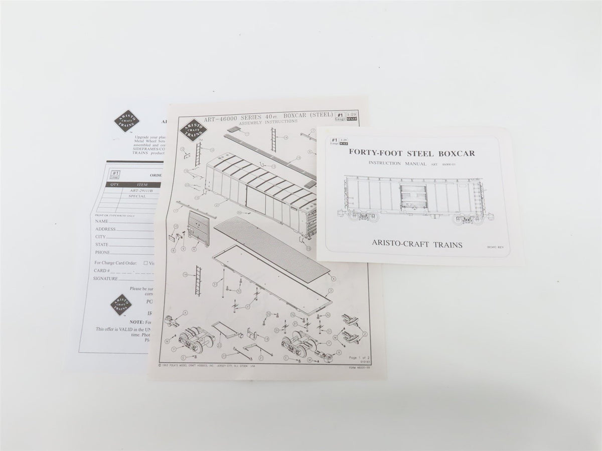 G Scale Aristocraft RDG Reading Share In Freedom Single Door Box Car #18232