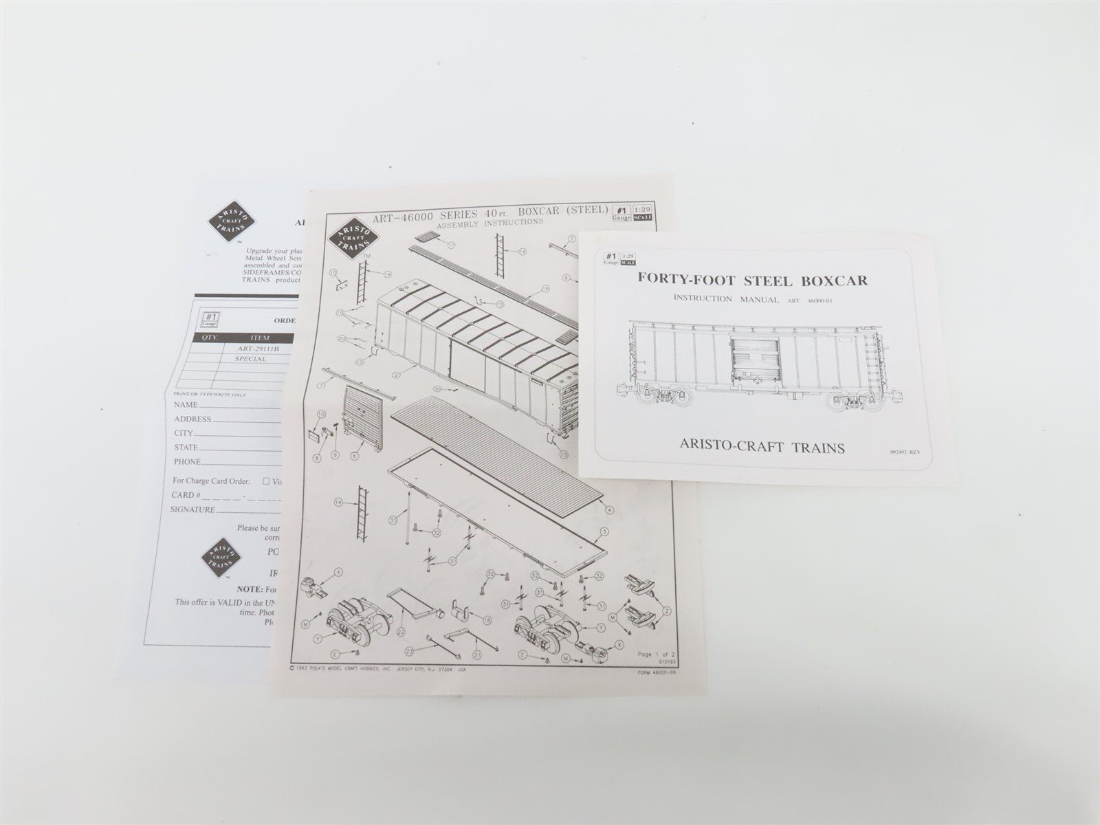 G Scale Aristocraft RDG Reading Share In Freedom Single Door Box Car #18232