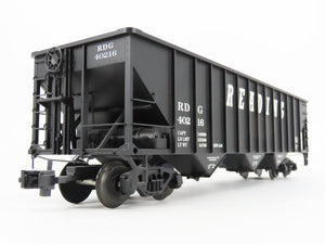 G Scale USA Trains R14015 RDG Reading 3-Bay Open Hopper #40216 w/Coal Load