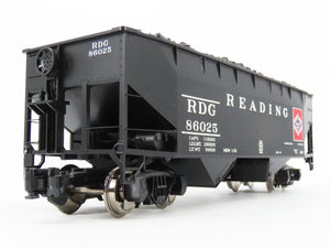 G Scale Aristo-Craft ART-41814B RDG Reading 2-Bay Hopper #86025 w/Coal Load