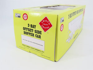 G Scale Aristo-Craft ART-41814B RDG Reading 2-Bay Hopper #86025 w/Coal Load