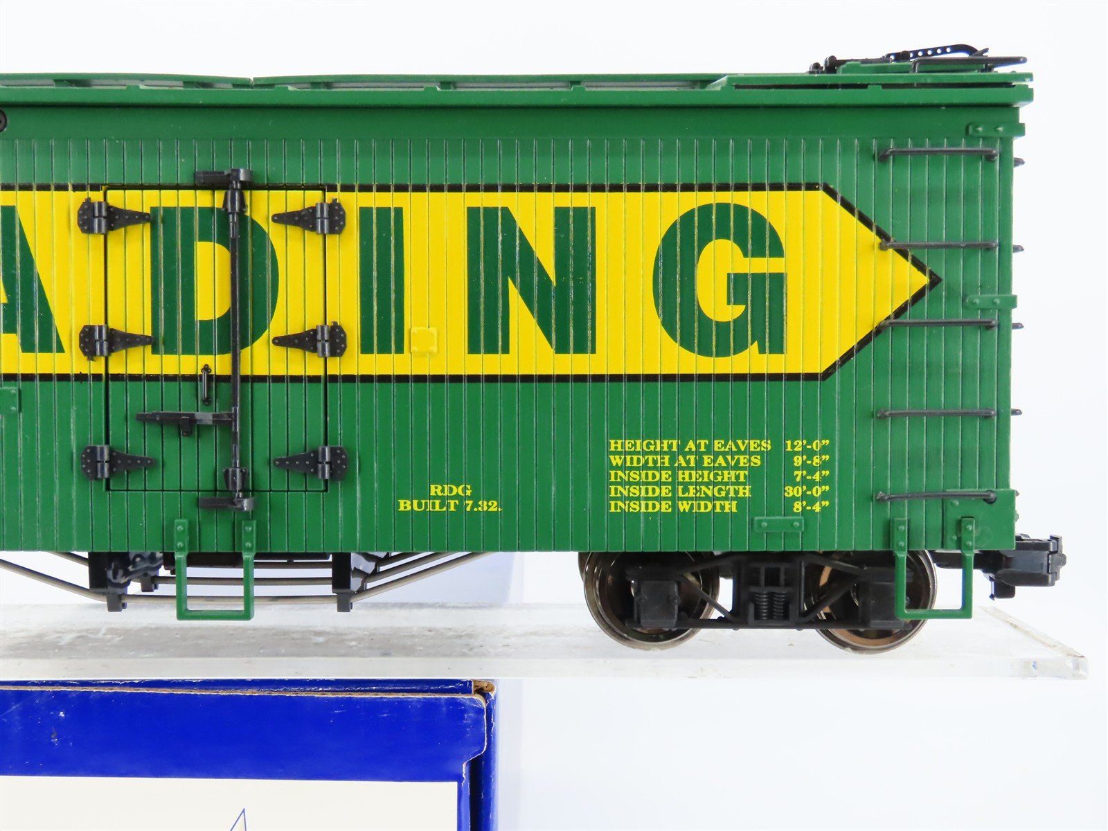 G Scale USA Trains RDG Reading Old Style Refrigerator Car #118055