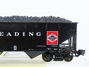 G Scale Aristo-Craft ART-41814C RDG Reading 2-Bay Hopper #86039 w/Coal Load