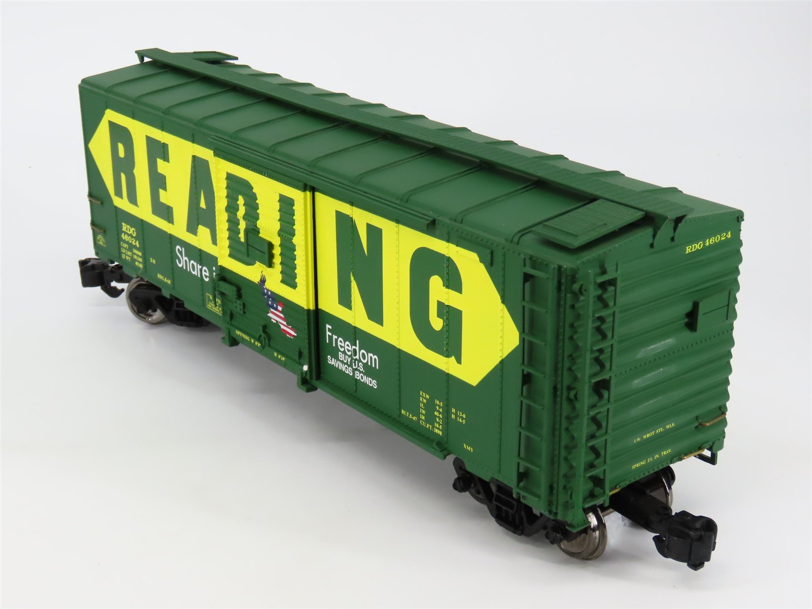 G Scale Aristo-Craft ART-46024 RDG Reading Steel Boxcar #46024