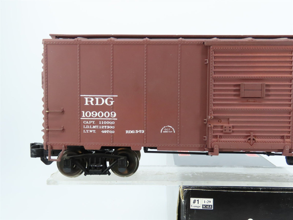 G Scale Aristo-Craft ART-46000 RDG Reading Steel Boxcar #109009