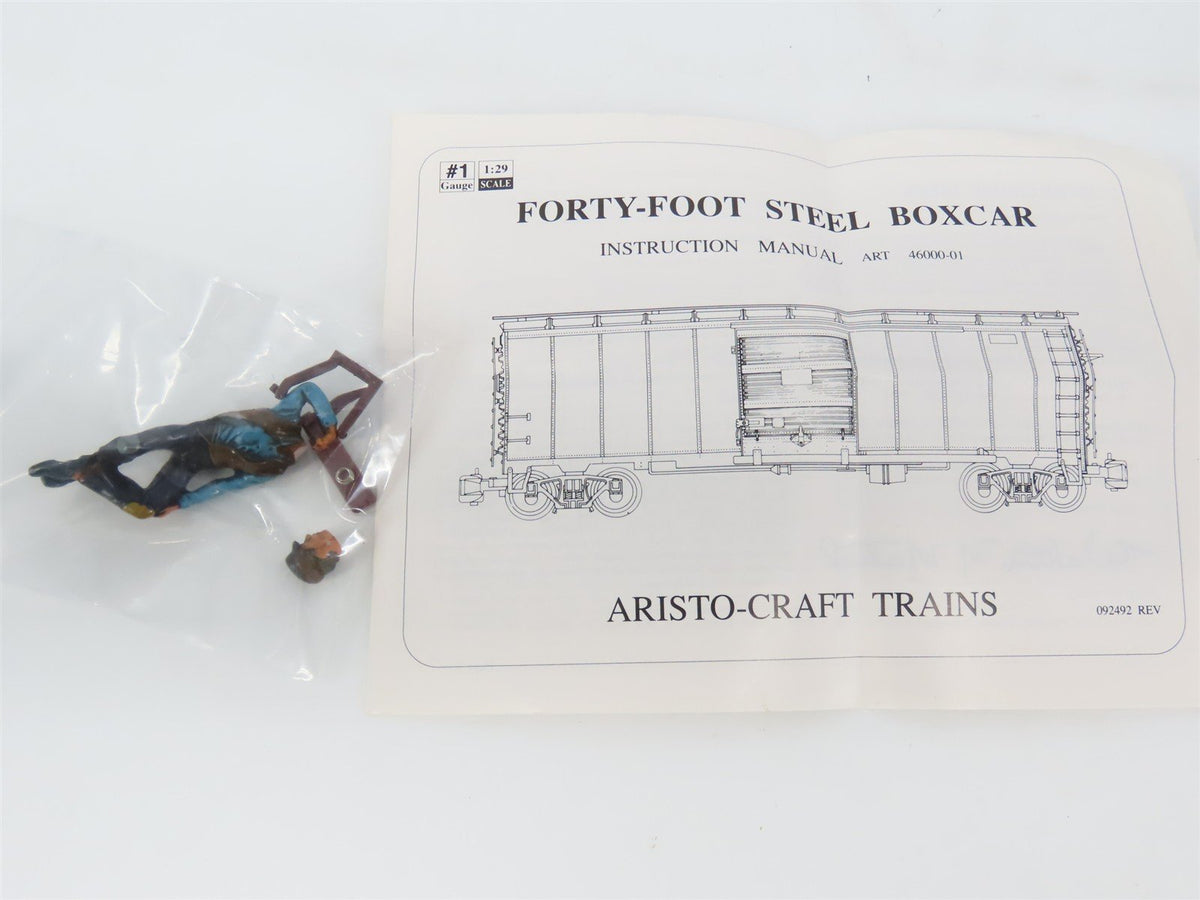 G Scale Aristo-Craft ART-46000 RDG Reading Steel Boxcar #109009
