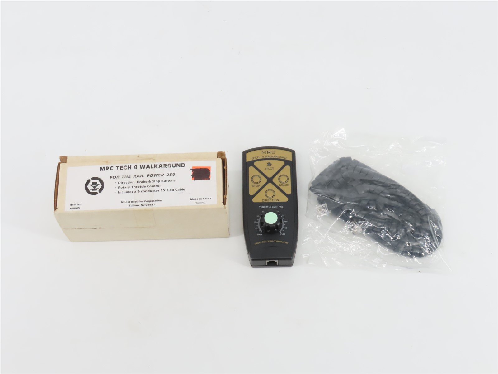 MRC AB800 Tech 4 Walkaround Throttle for the Rail Power 250