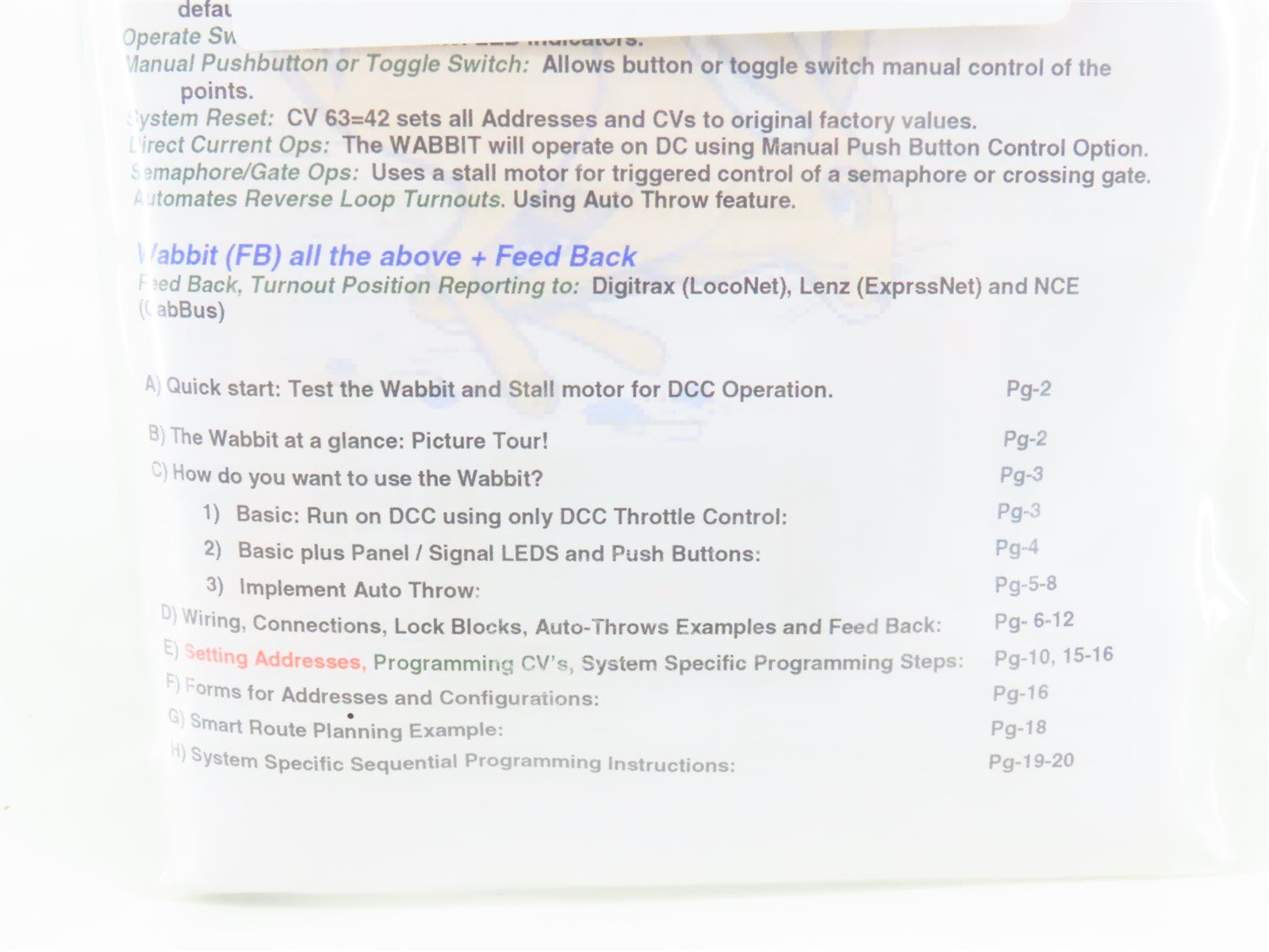 DCC Specialties.com The Wabbit Rev III Dual Output Stationery Decoder