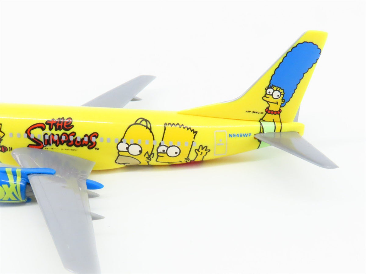 1:200 Scale Western Pacific Plastic The Simpsons Boeing 737 Airplanes w/Stand