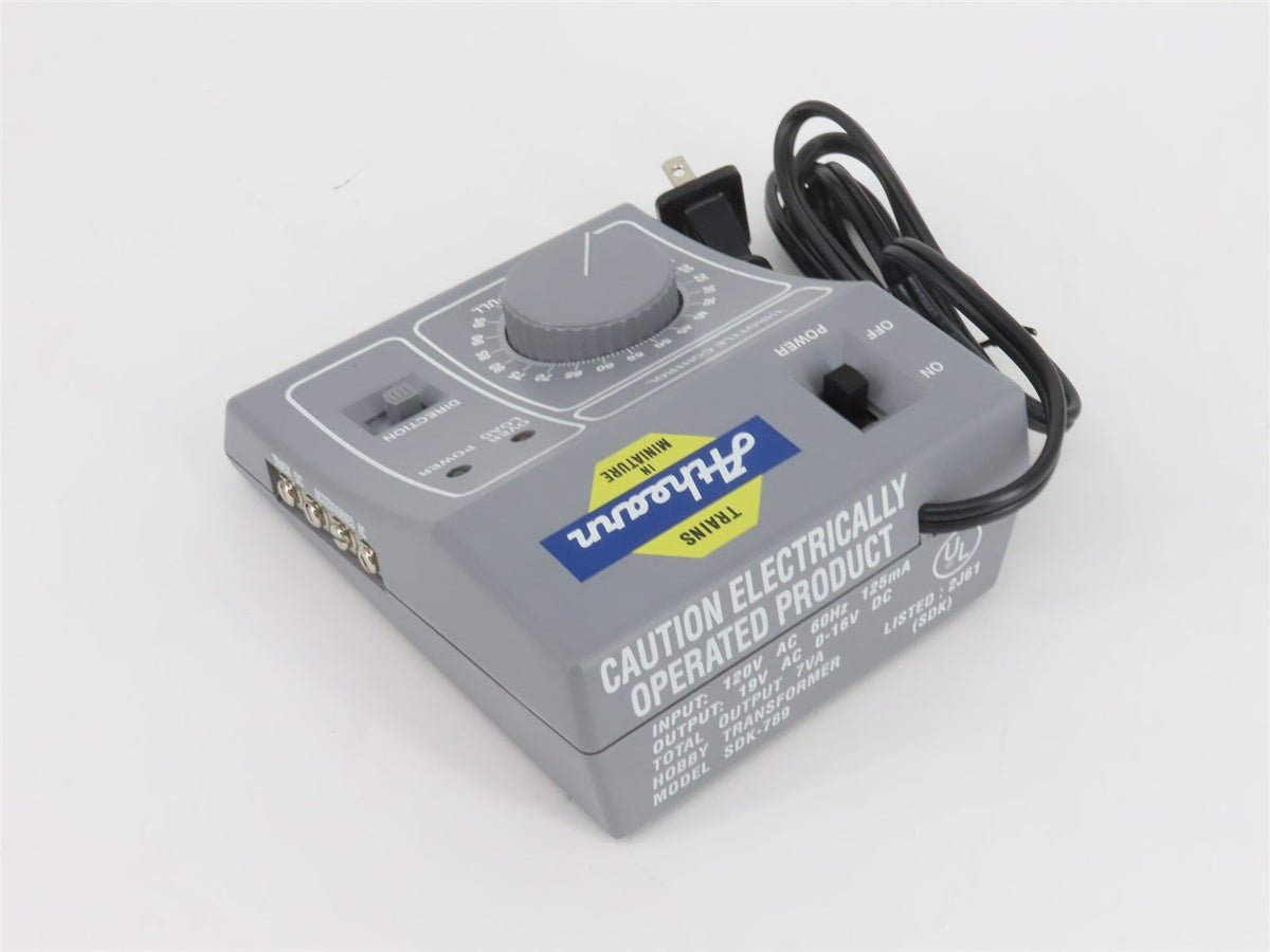 Athearn SDK-789 DC Throttle Powerpack/Transformer for HO &amp; N Scale