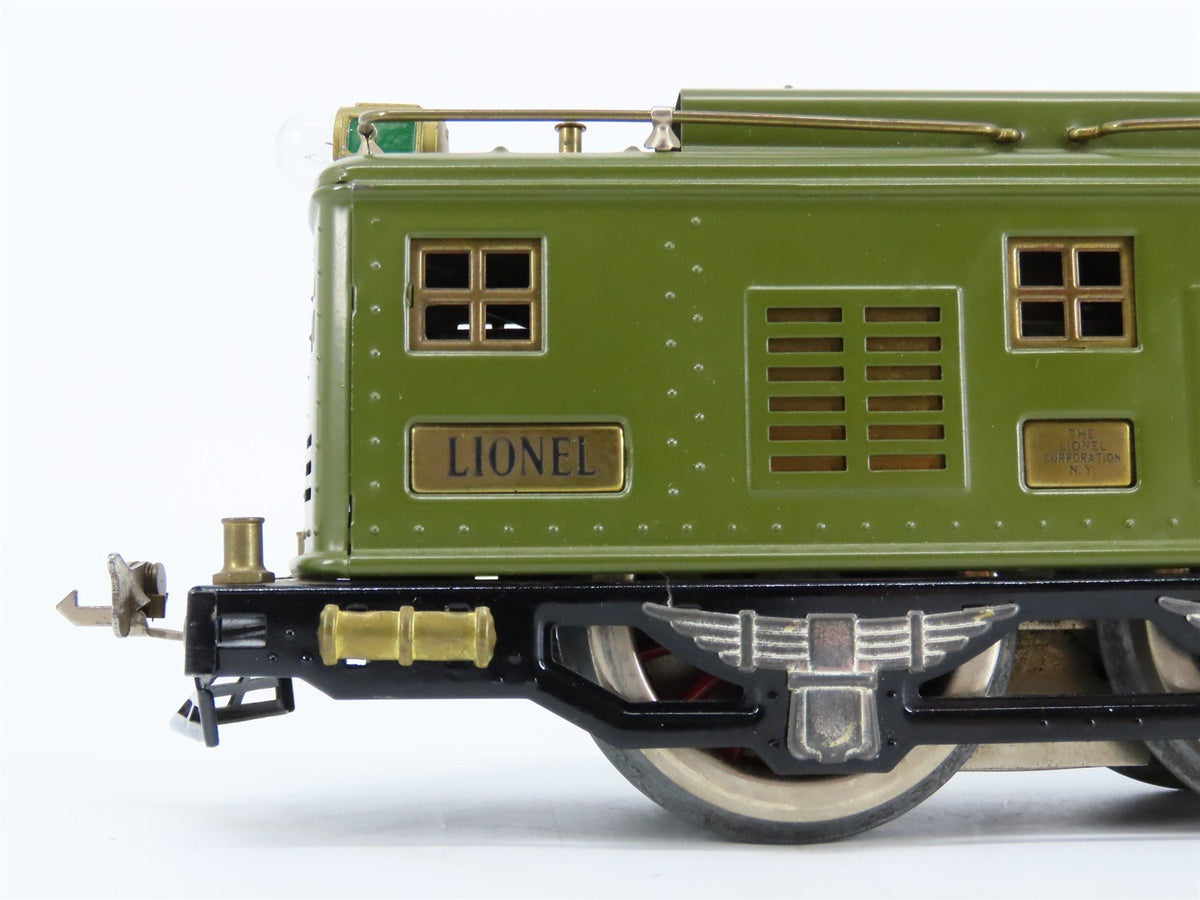 Standard Gauge Lionel Lines 0-4-0 Green Electric Locomotive #8
