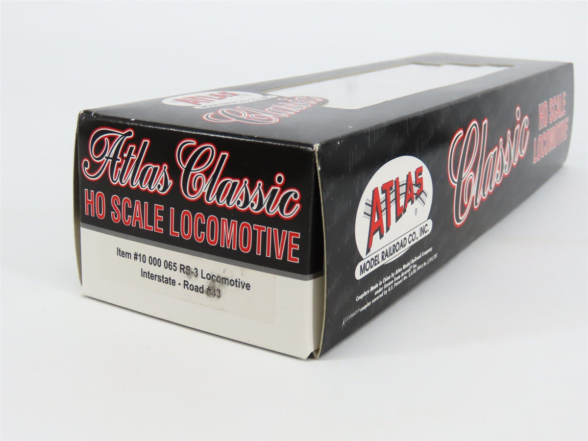 HO Scale Atlas Classic 10000065 Interstate RS-3 Diesel Locomotive #33