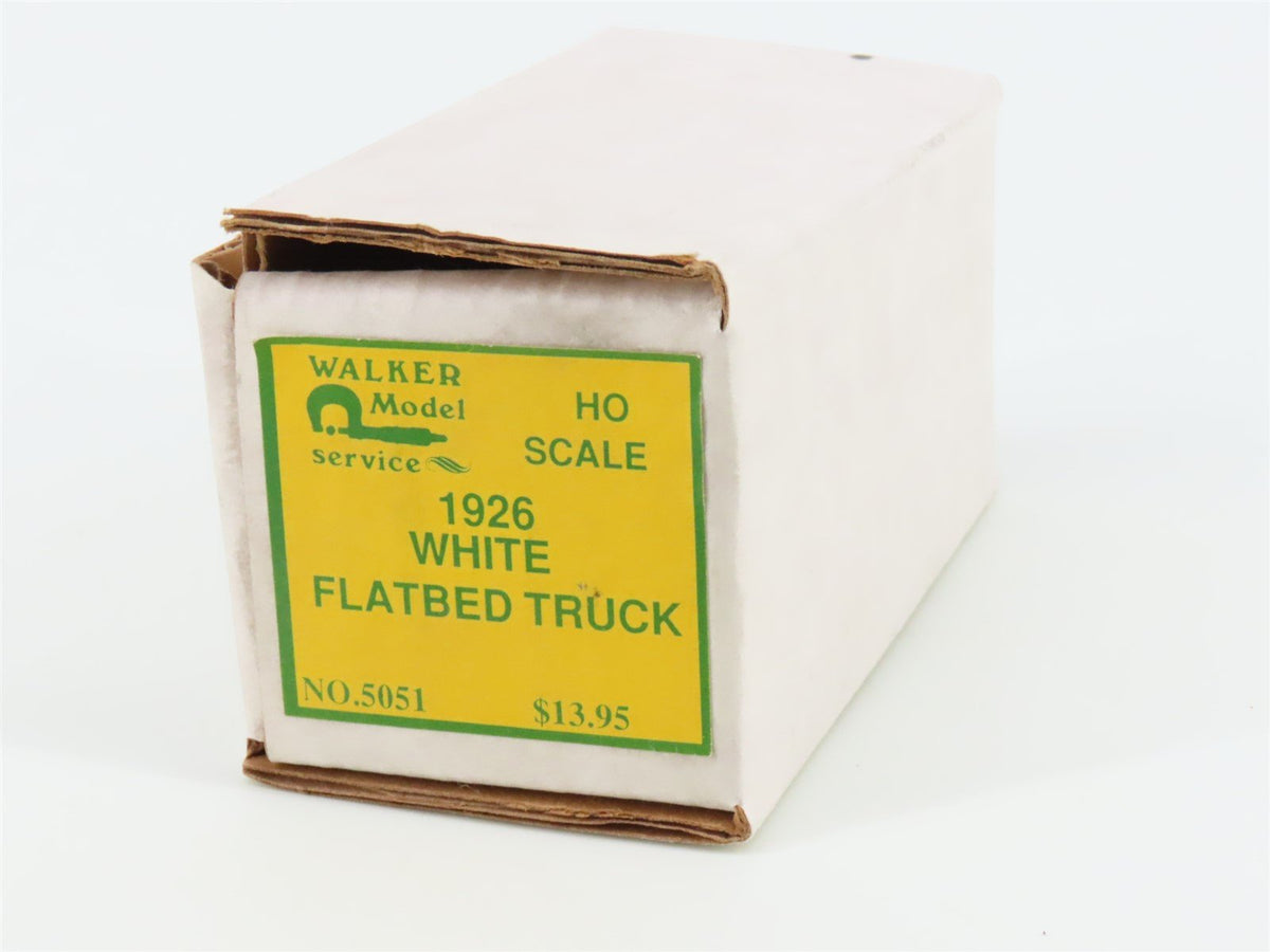 HO 1/87 Scale Walker Model Kit #5051 1926 White Flatbed Truck