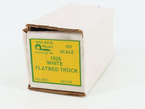 HO 1/87 Scale Walker Model Kit #5051 1926 White Flatbed Truck