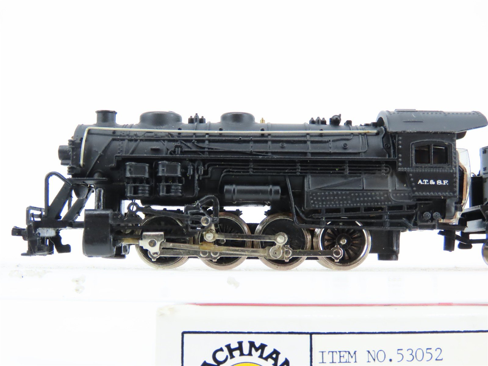 N Scale Bachmann ATSF Santa Fe 0-8-0 Steam Locomotive #705