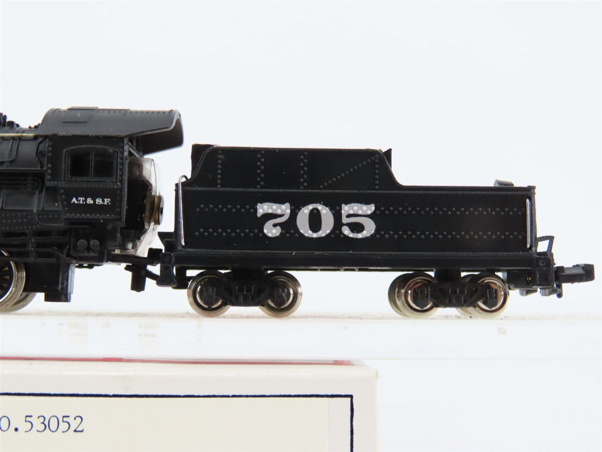 N Scale Bachmann 53052 ATSF Santa Fe 2-8-0 Steam Locomotive #705