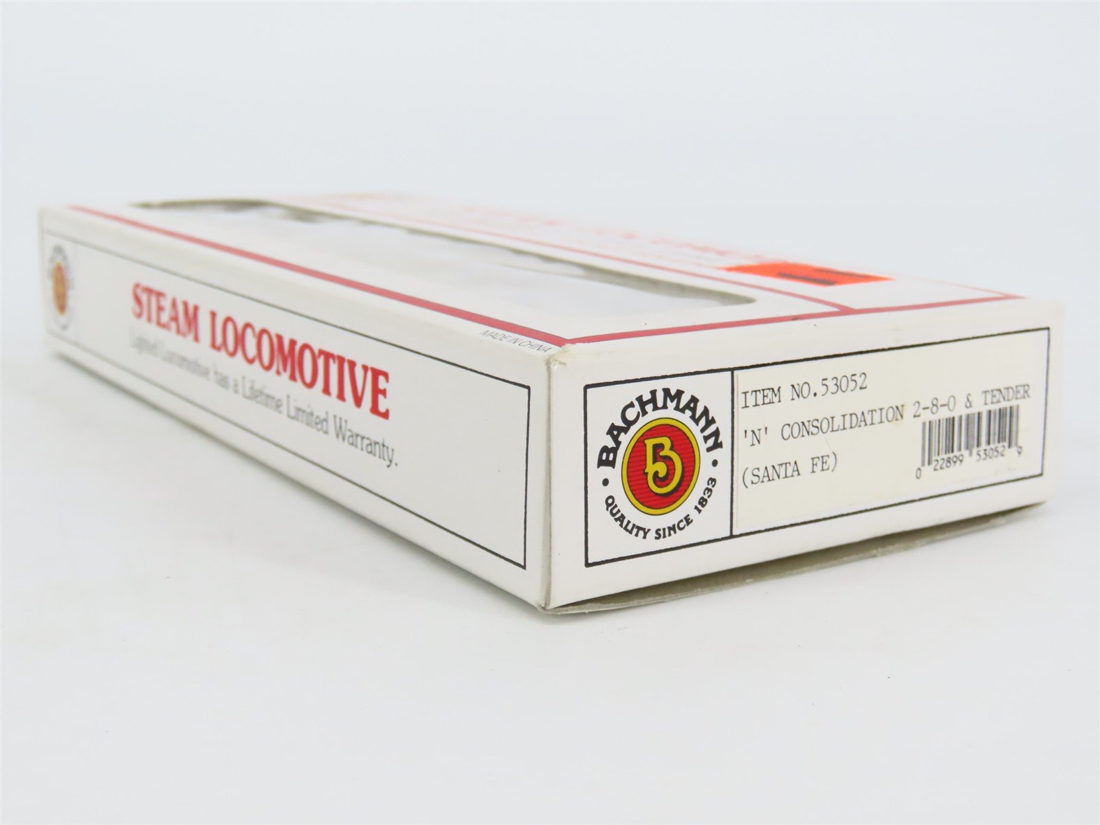 N Scale Bachmann ATSF Santa Fe 0-8-0 Steam Locomotive #705