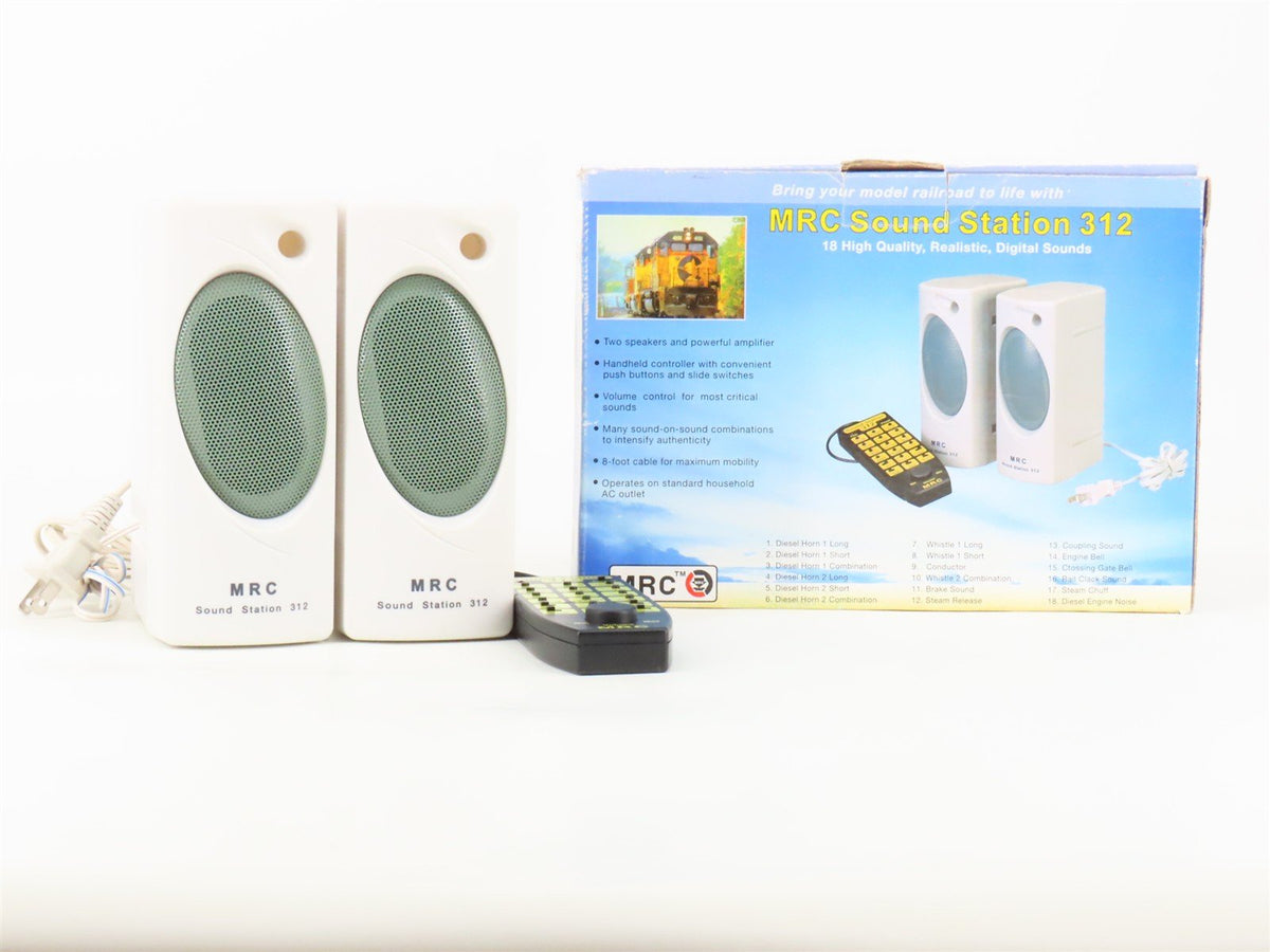 MRC #AA550 Sound Station 312 Model Railroad Sound System w/ Handheld Control