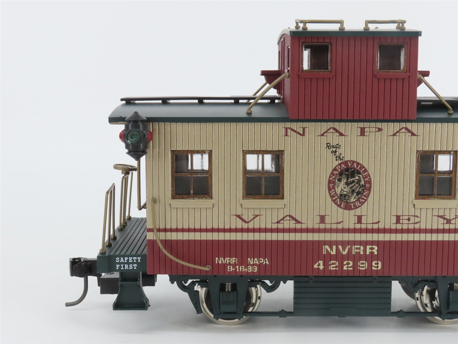G Scale Aristo-Craft ART42232 NVRR Napa Valley Bobber Caboose #42299