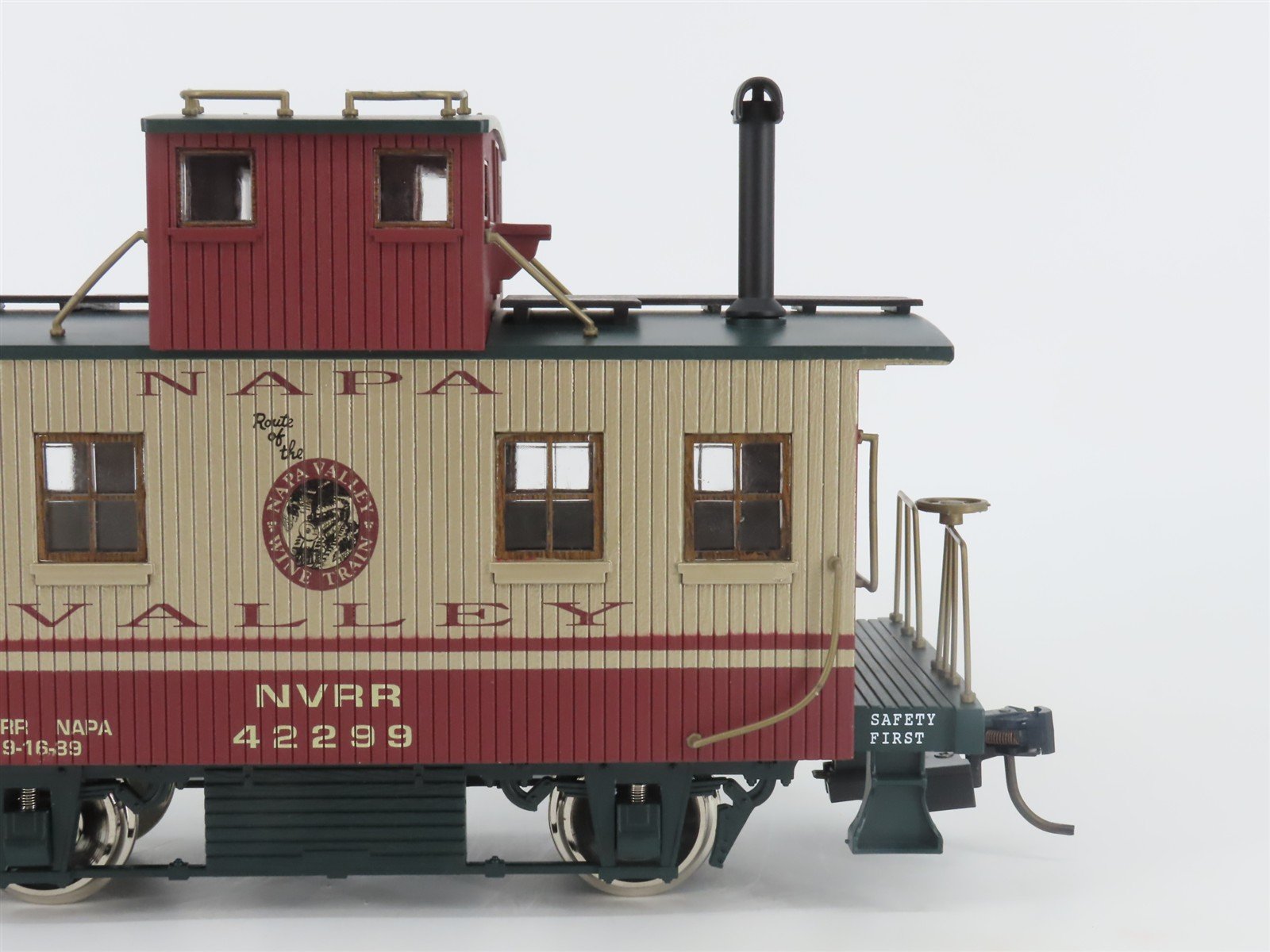 G Scale Aristo-Craft ART42232 NVRR Napa Valley Bobber Caboose #42299
