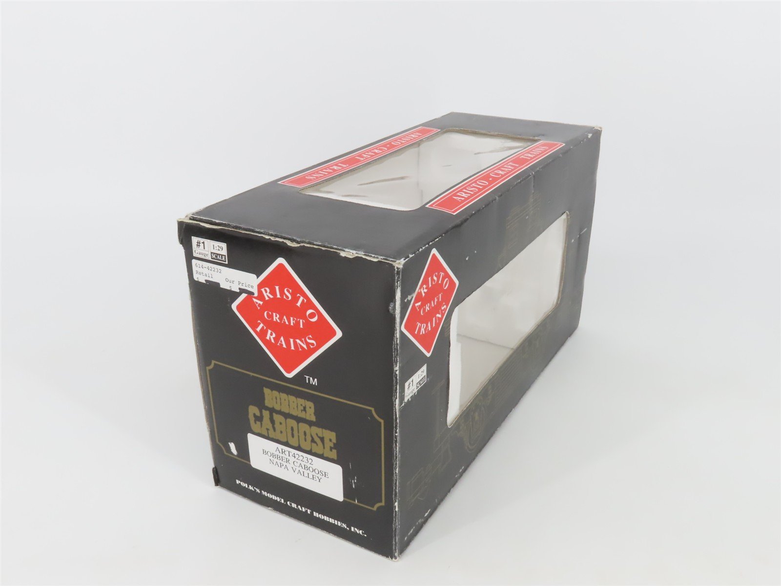 G Scale Aristo-Craft ART42232 NVRR Napa Valley Bobber Caboose #42299