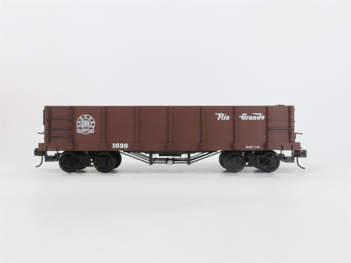 G Scale Bachmann DRGW Rio Grande Open Woodside Gondola #1638