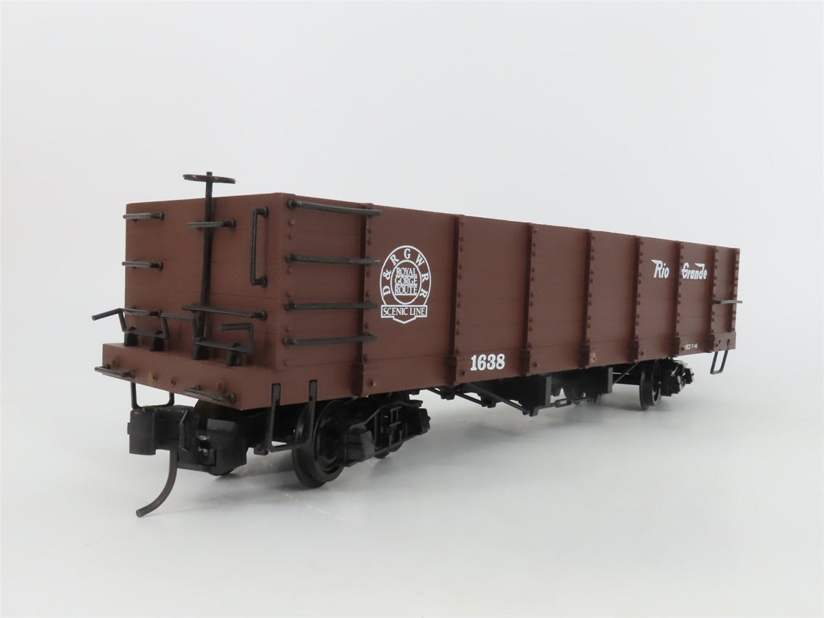 G Scale Bachmann DRGW Rio Grande Open Woodside Gondola #1638