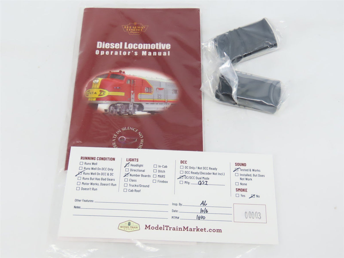 HO Scale Broadway Limited BLI 420 PRR Pennsylvania F7 A/B Diesel Loco Set w/DCC