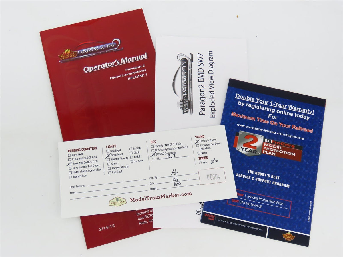 HO Scale Broadway Limited BLI 2630 PRR Pennsylvania NW2 Diesel #9161 w/Paragon2