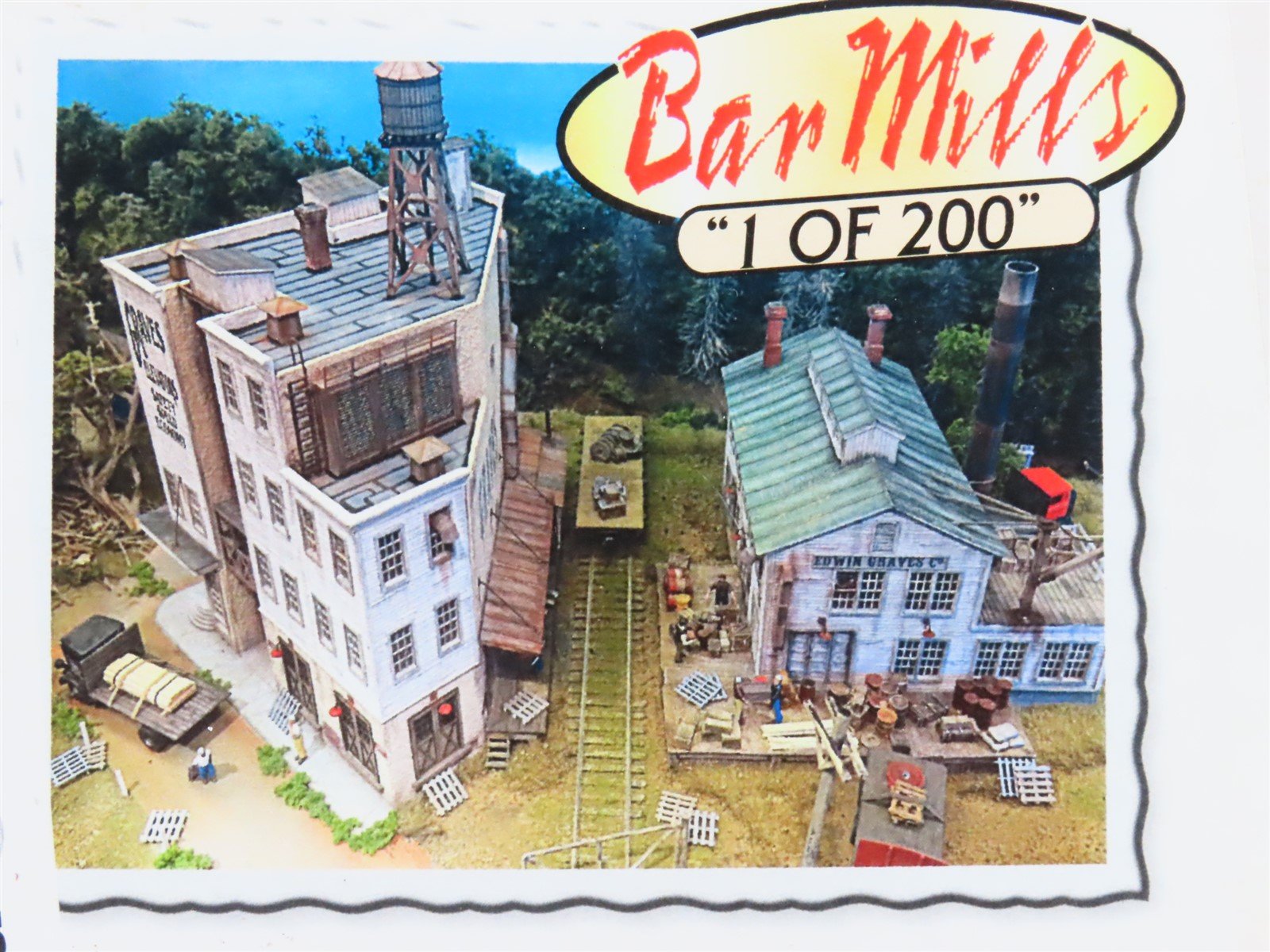 HO 1/87 Scale Bar Mills Limited Run Kit Graves Elevators & Industrial Lifts