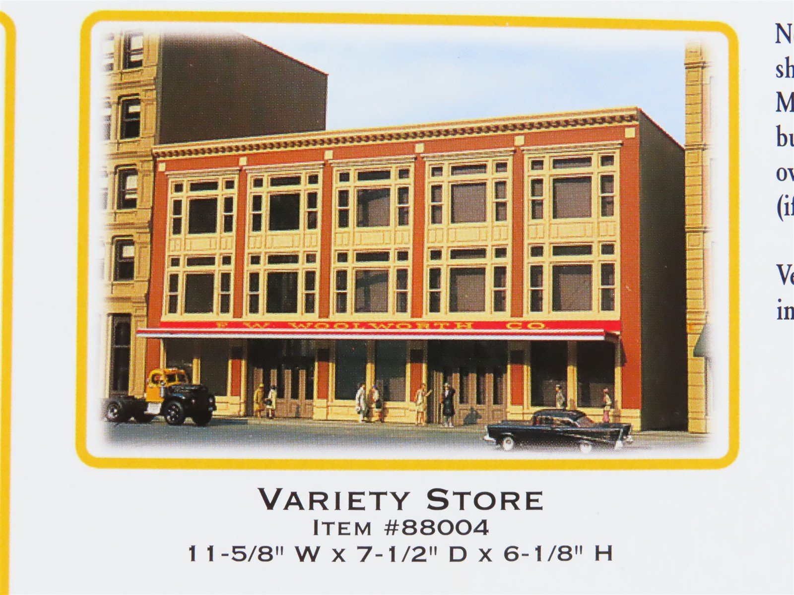 HO 1/87 Scale Bachmann Spectrum Cityscenes Kit 88004 Variety Store