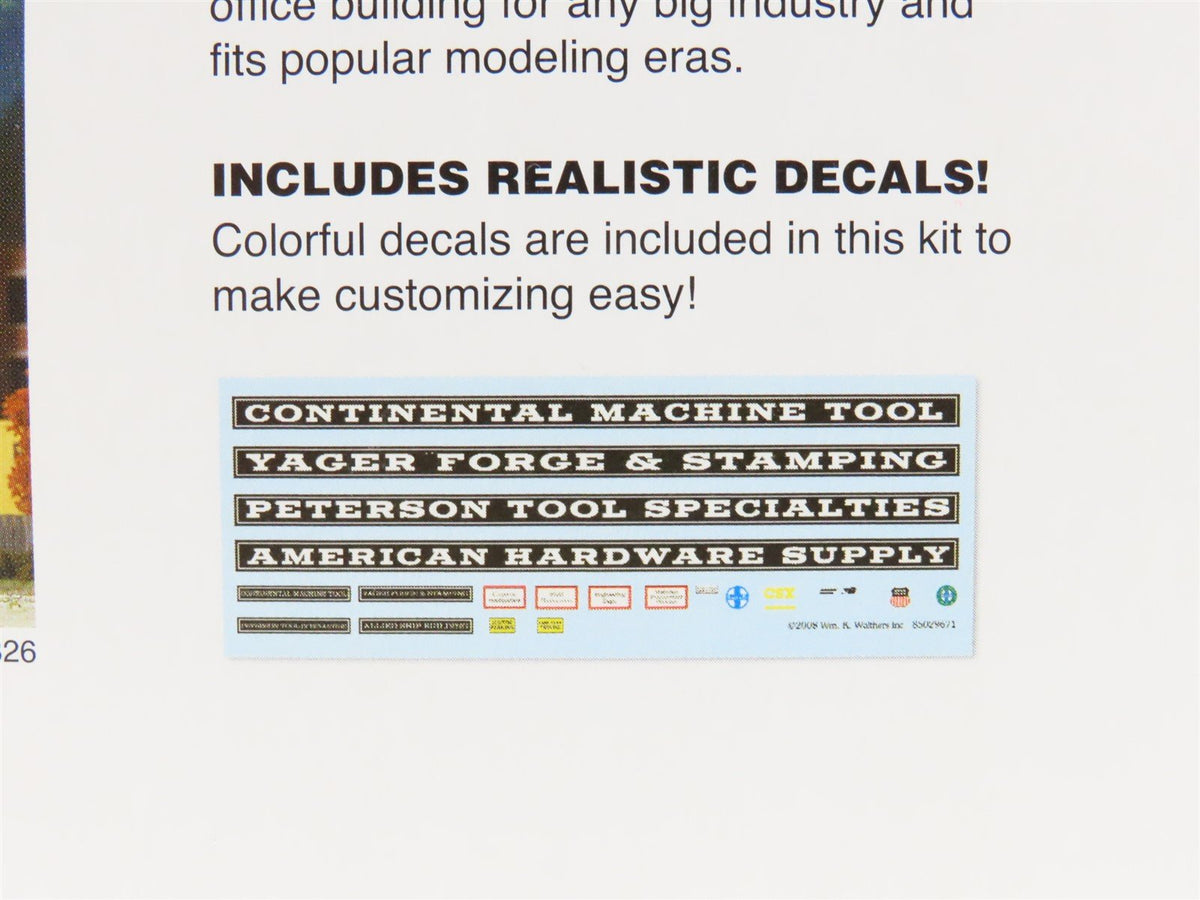 HO 1/87 Scale Walthers Cornerstone Kit 933-2967 Engineering Office