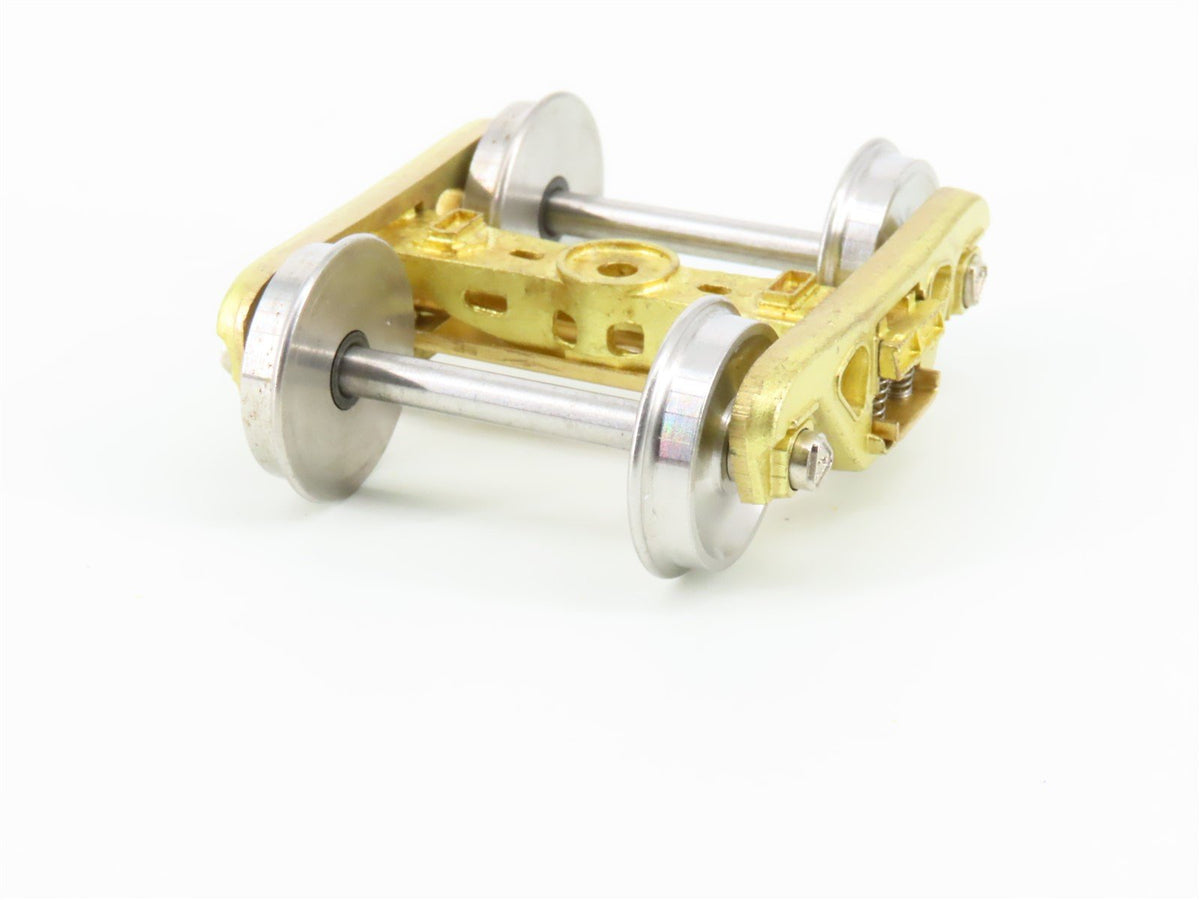 O Scale 2-Rail House Of Duddy Brass 36&quot; Sprung Roller Bearing Freight Trucks