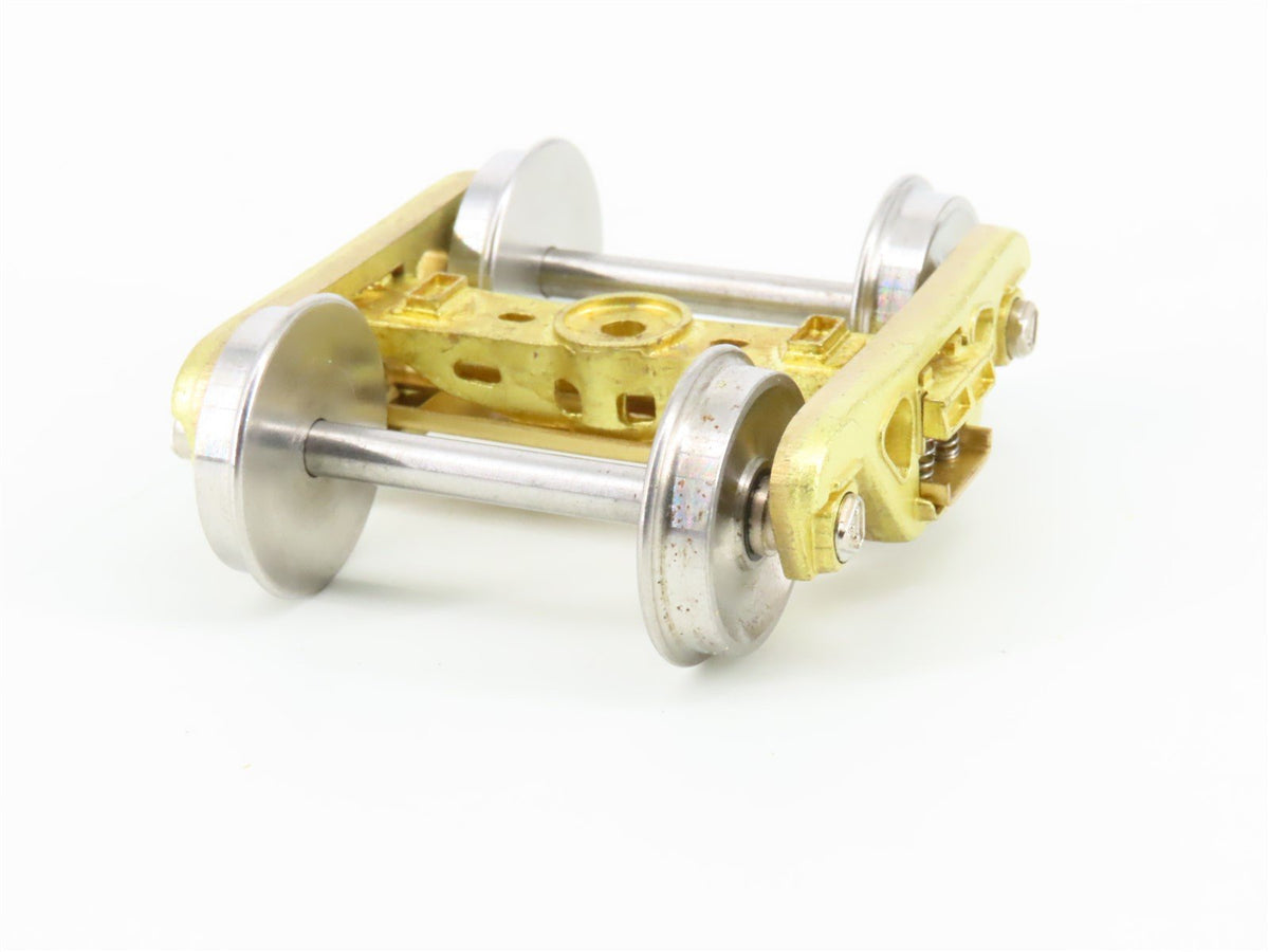 O Scale 2-Rail House Of Duddy Brass 36&quot; Sprung Roller Bearing Freight Trucks