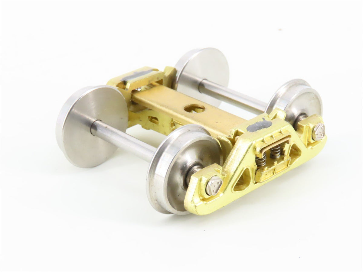 O Scale 2-Rail House Of Duddy Brass 36&quot; Sprung Roller Bearing Freight Trucks