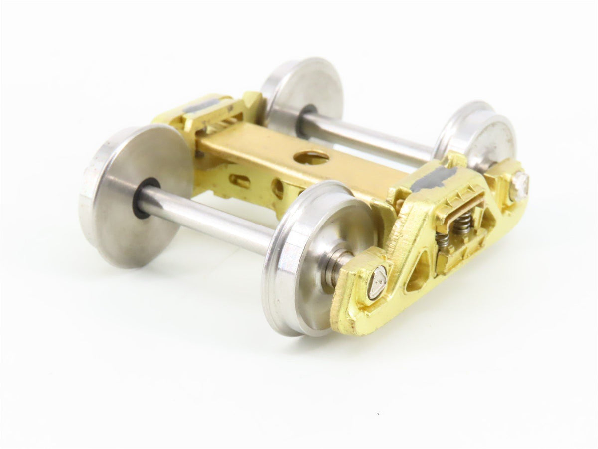 O Scale 2-Rail House Of Duddy Brass 36&quot; Sprung Roller Bearing Freight Trucks