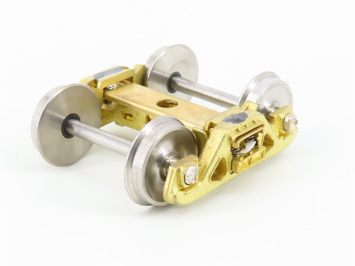 O Scale 2-Rail House Of Duddy Brass 36&quot; Sprung Roller Bearing Freight Trucks