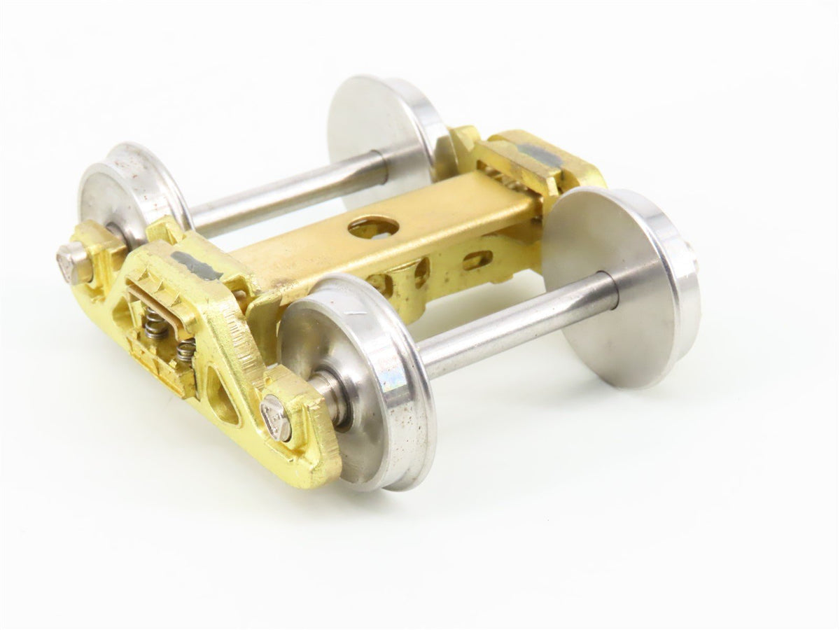 O Scale 2-Rail House Of Duddy Brass 36&quot; Sprung Roller Bearing Freight Trucks