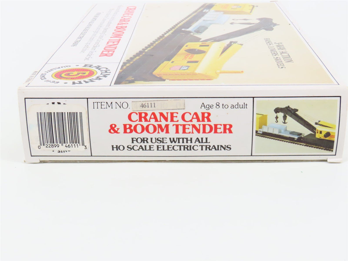 HO Scale Bachmann 46111 UP Union Pacific Crane Car &amp; Boom Tender