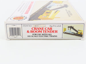 HO Scale Bachmann 46111 UP Union Pacific Crane Car & Boom Tender