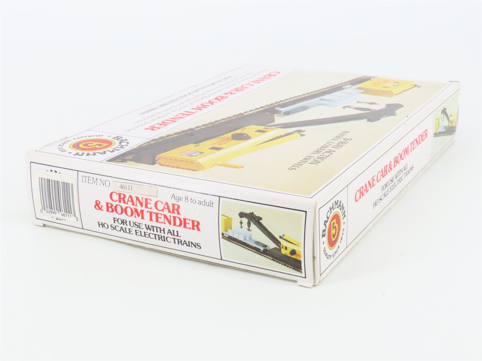 HO Scale Bachmann 46111 UP Union Pacific Crane Car & Boom Tender