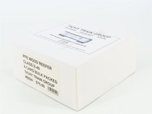 HO Scale Tichy Train Group Kit 6024 UP SP PFE Class R-40 Wood Reefer 6-Pack