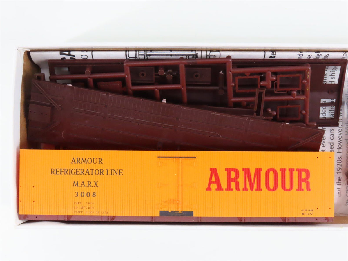 HO Scale Red Caboose Kit RC-1003a MARX Armour Mather Meat Reefer #3008