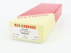 HO Scale Red Caboose Kit RC-1003a MARX Armour Mather Meat Reefer #3008