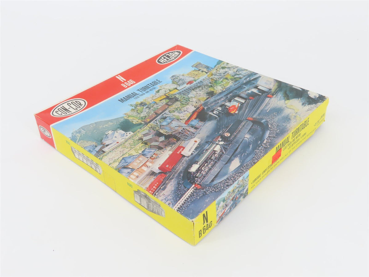 N Scale Con-Cor B646 Manual Turntable w/Added Motor