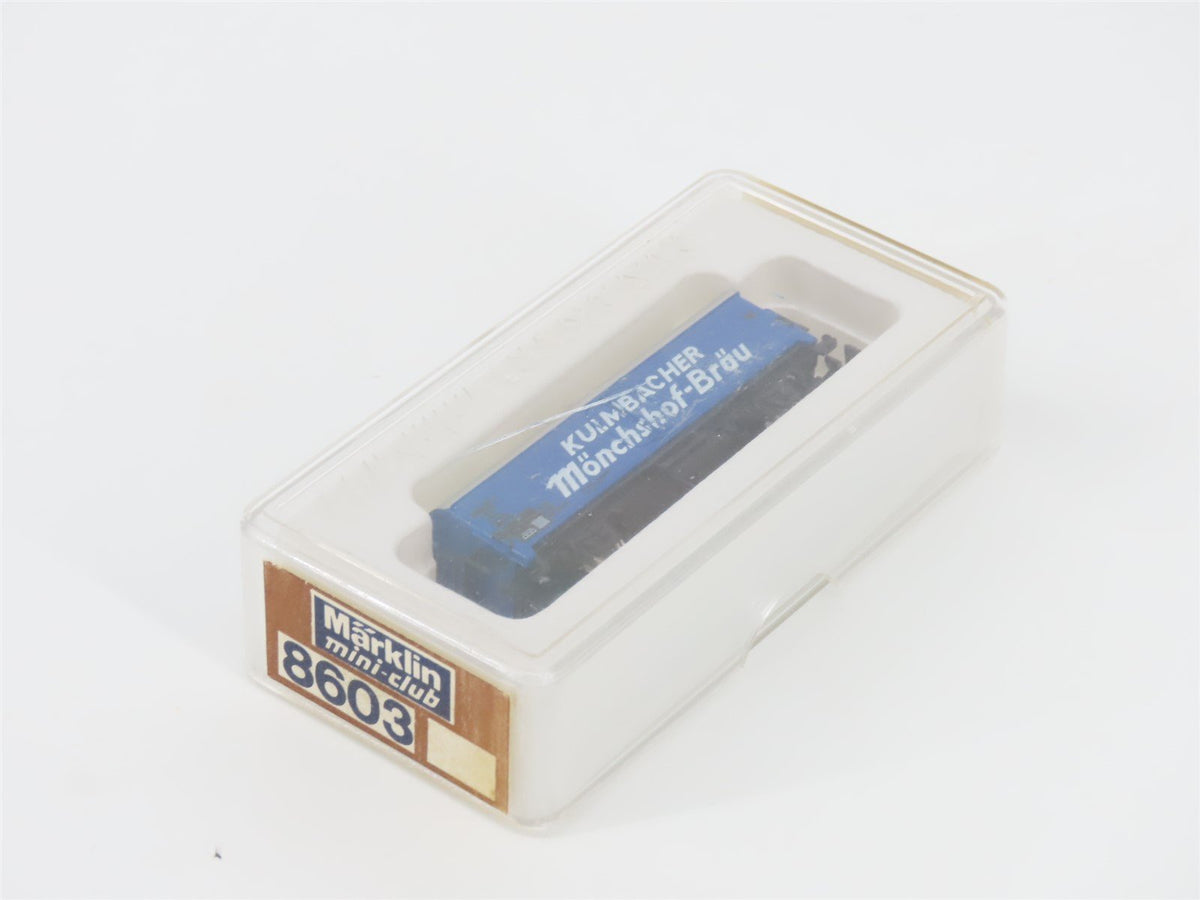 Z Scale Marklin Mini-Club 8603 Kulmbacher Monchshof-Brau Reefer