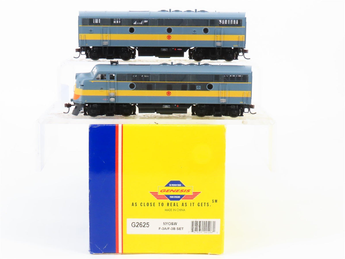 HO Scale Athearn Genesis G2625 NYO&amp;W New York Ontario &amp; Western F3A/B Diesel Set