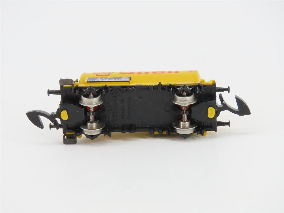Z Scale Marklin Mini-Club 8611 Shell Oil Tank Car #0724 418-7