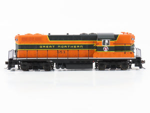 HO Scale Proto 2000 GN Great Northern EMD GP7 Diesel #653 w/ DCC
