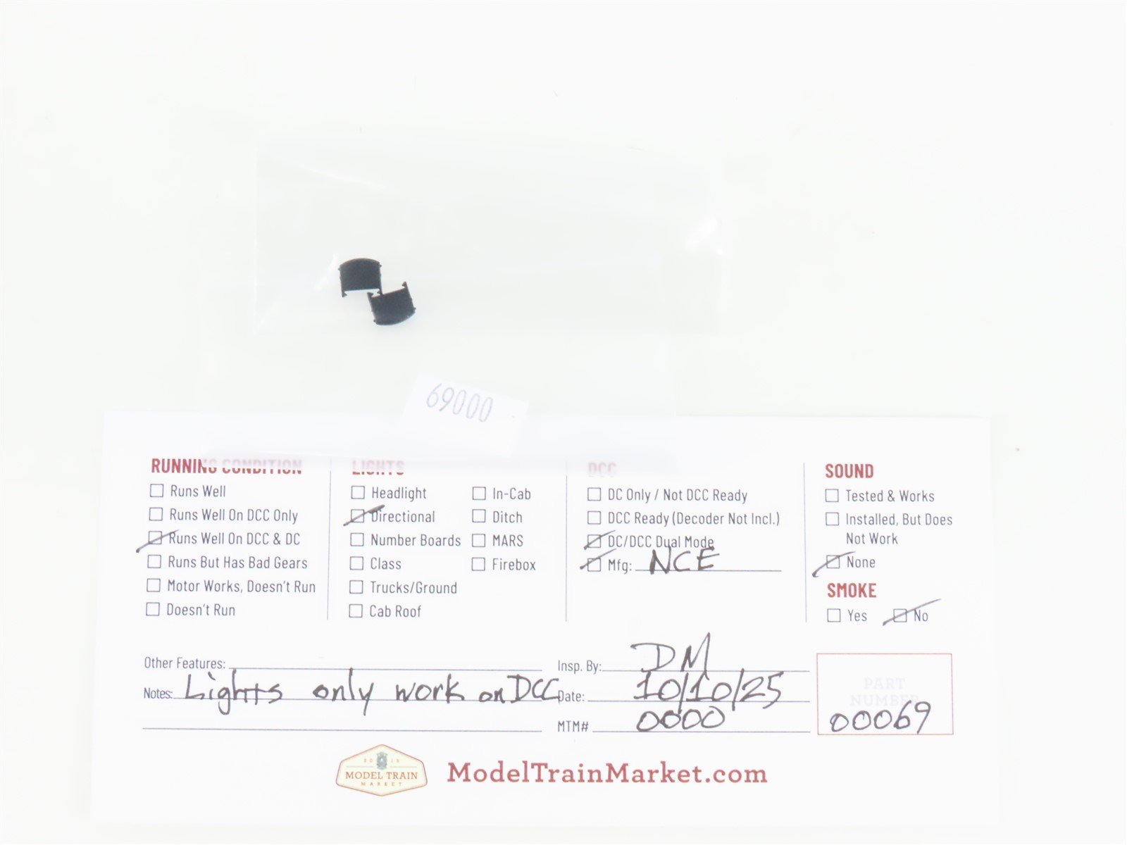 HO Scale Proto 2000 GN Great Northern EMD GP7 Diesel #653 w/ DCC